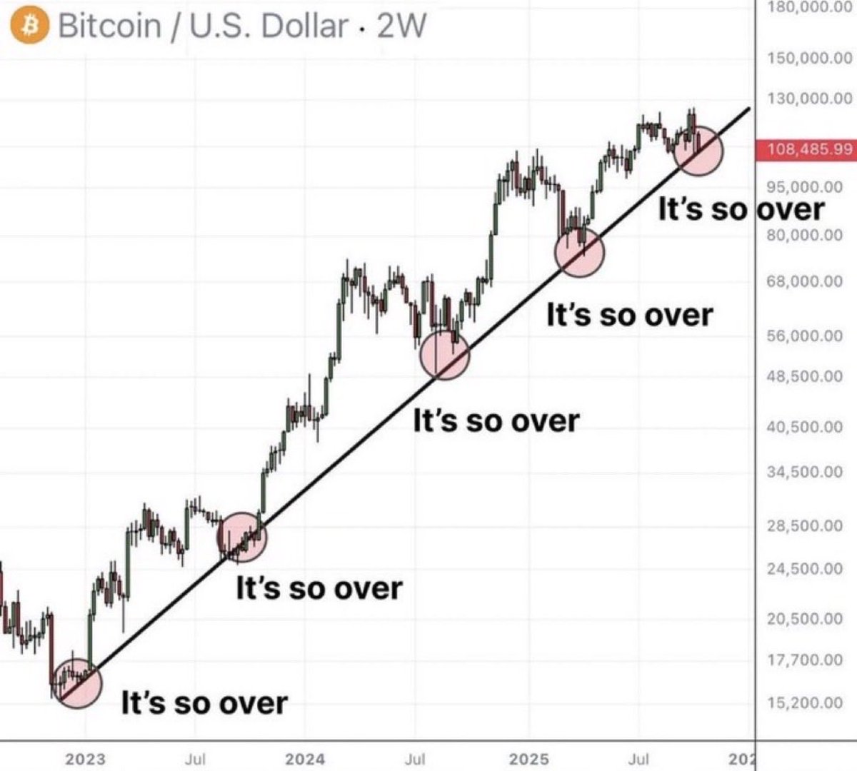Every person I have talked to that has any sense at all is completely convinced the 4 year cycle is over and we are witnessing the birth of institutionalized Bitcoin. 

We are on a relentless bid to infinity.