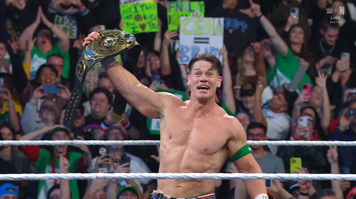 Grand slam Cena #WWERaw lets goooo