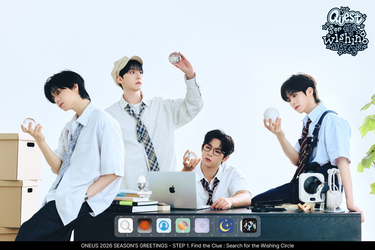 official_ONEUS's tweet photo. [#원어스]

원어스(ONEUS)
2026 SEASON’S GREETINGS 
[Quest for the Wishing Moon] 

🔎 CONCEPT PHOTO #1 🔎

#ONEUS #2026시즌그리팅
#2026SeasonsGreetings
#Quest_for_the_Wishing_Moon https://t.co/lFlOry9NSh