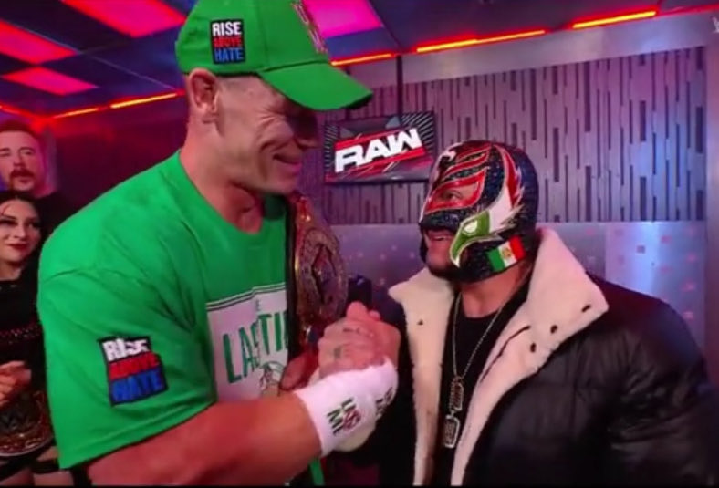 LostWords_Music's tweet photo. Need Rey to get his revenge tonight 😭🙏🏻
#wwe #johncena #reymysterio https://t.co/vhei13aWP1
