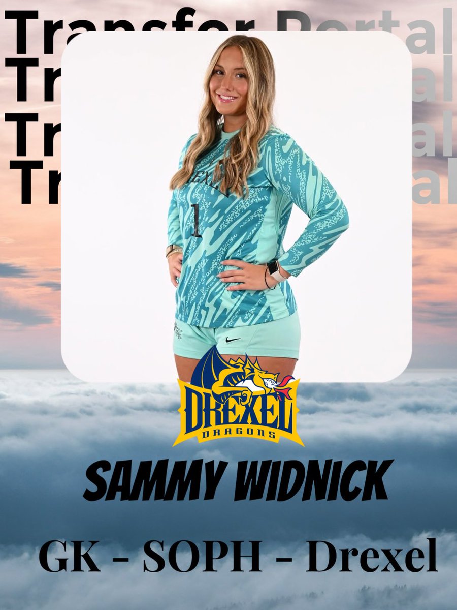 SSN_NCAASoccer's tweet photo. In the Portal (Early due to Coach Change)

📝 Sammy Widnick
⚽️ Goalkeeper
📚 Sophomore 
🏫 Drexel
📱 @sammywidnick 

#NCAAWSOC #TransferPortal https://t.co/hCli8Vavvg