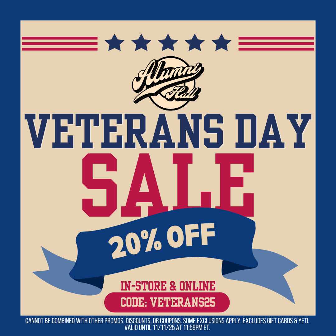 AlumniHallMTSU's tweet photo. Our 20% Off Veterans Day Sale starts NOW! 🇺🇸⭐
https://t.co/VYLwsZwWjb https://t.co/PpWxbHiMf8