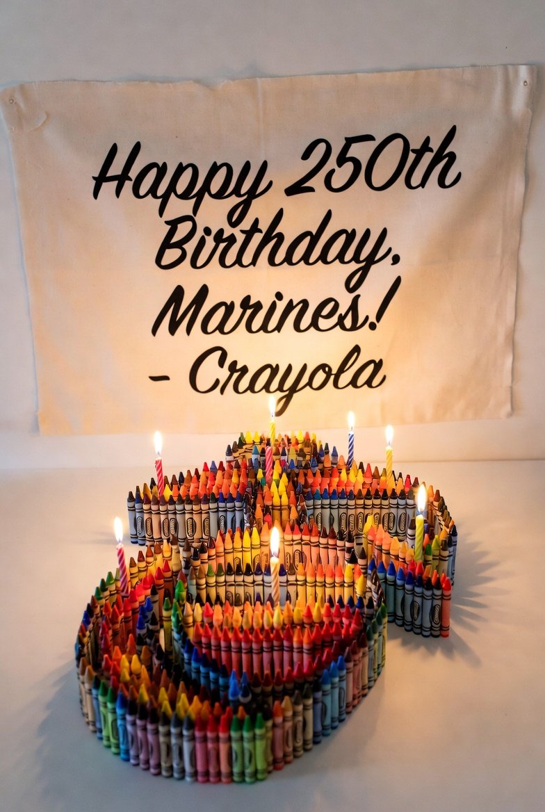 J3M2B's tweet image. Happy Birthday, Devil Dogs!! Here&apos;s to 250 years of unbreakable spirit! 🦅⚓@Crayola

 #USMC250 #MarinesBirthday #CrayolaCrafts #MarineCorps #USMC