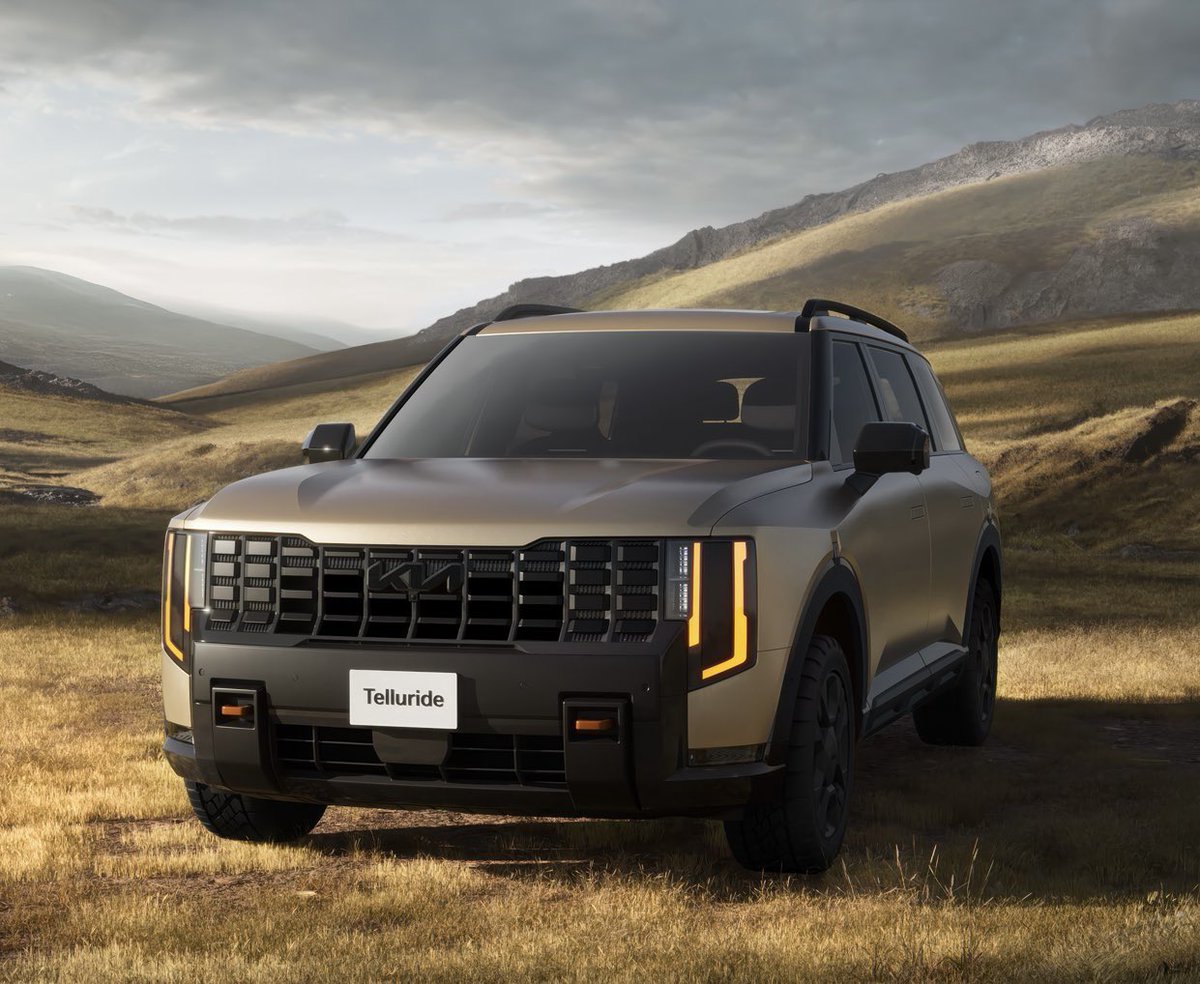 AutomobeIN's tweet image. UNVEILED

#KiaTelluride  #Kia #Telluride