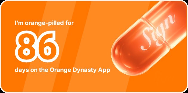I've been Orange-Pilled and Seeing Signs for 86 days 👀🧡🐉.Join the app and be a better version of yourself!
orange.sign.global/app?user=1Y5YM…