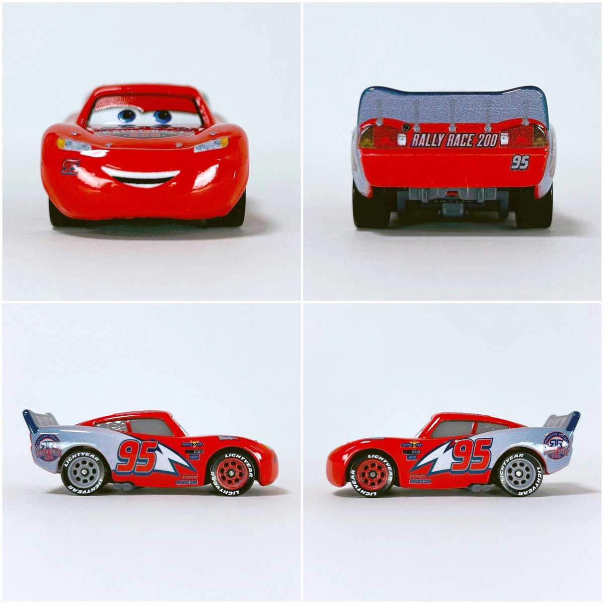 マテル《RACE & RESCUE LIGHTNING McQUEEN (SILVER) and CHICK HICKS