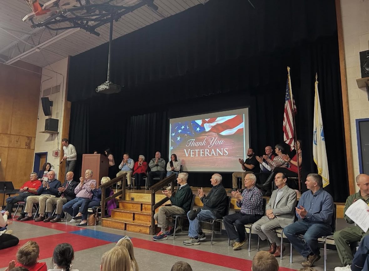 Wonderful morning at Franklin School honoring Veterans <a href="/NicoleRadulski/">Nicole Radulski</a>