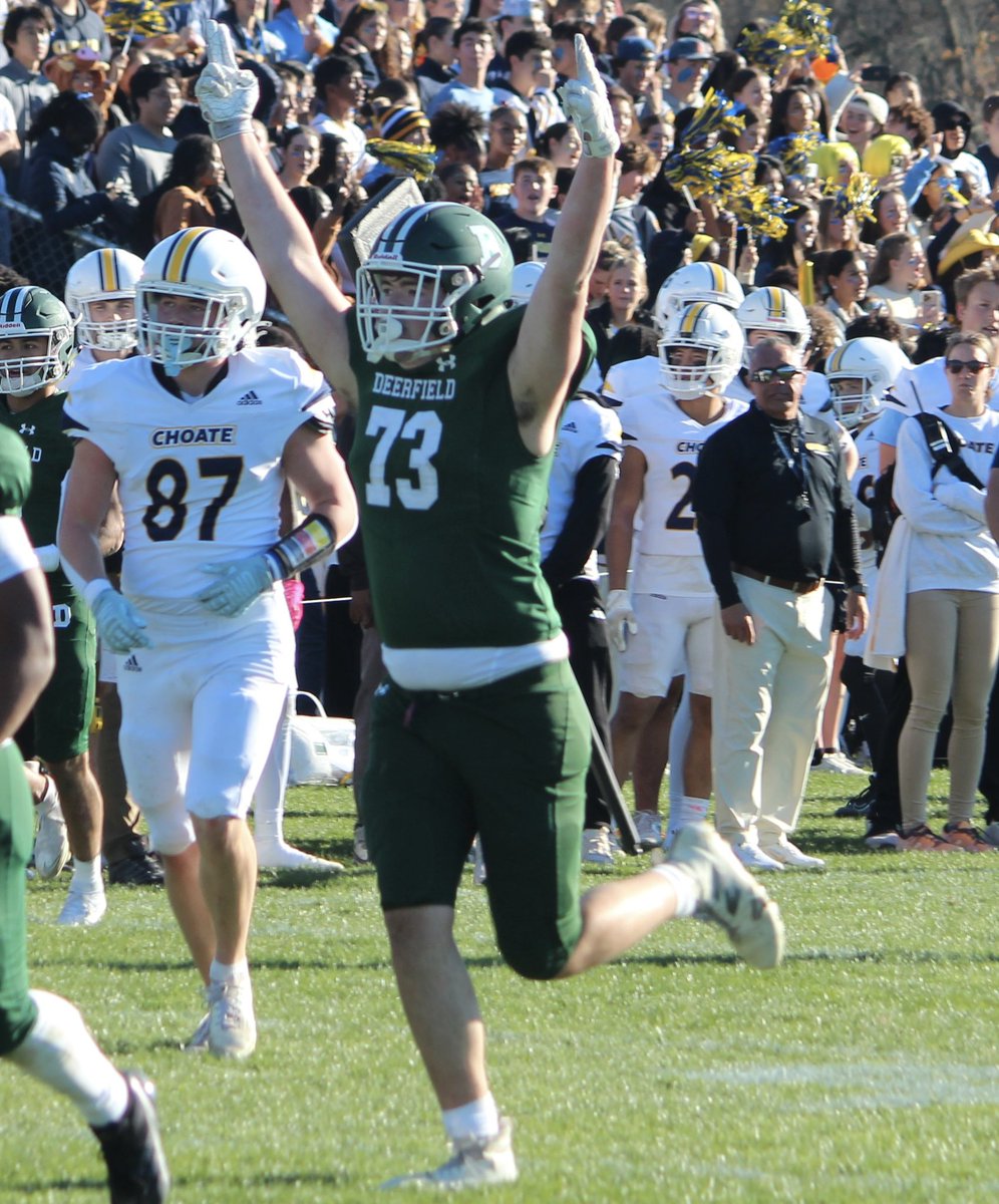 A great season for <a href="/CormacAMcDowell/">Cormac McDowell</a>, <a href="/DABigGreenFB/">Deerfield Academy Football</a>’s #73. He definitely finished up strong!