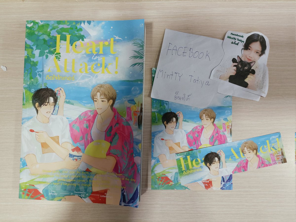 Mintty1712TM's tweet photo. ปล่อยต่อหนังสือค่ะ

#ติดใจไทยเกอร์ 240 บาท * มีลายเซ็นนักเขียน

#เฮียวากับปาท่องโก๋ 100 บาท

#Engineercuteboy 100 บาท * เล่มพิเศษสายรหัสเทวดา

+ ค่าส่ง EMS 50 บาทค่ะ เล่มต่อไปไม่บวกเพิ่มค่ะ 💛 https://t.co/RaLlwngyEC