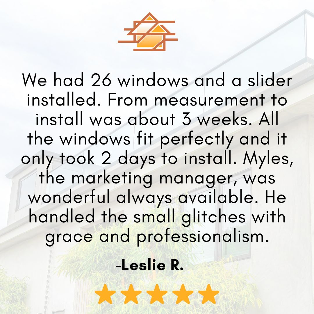 SelectHomeImpr1's tweet image. Leslie, thank you so much for your kind words! We&apos;re thrilled to hear you&apos;re happy with your new windows and slider. It was a pleasure working with you, and we’re so glad Myles could make the process smooth for you. Visit our website at selecthi.com #selecthi