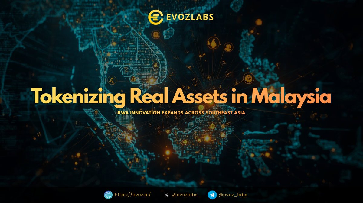 evozlabs's tweet image. “Blockchain beyond crypto” — Malaysia charts 3-year roadmap to boost asset tokenization.

#AssetTokenization #EVOZMainnet