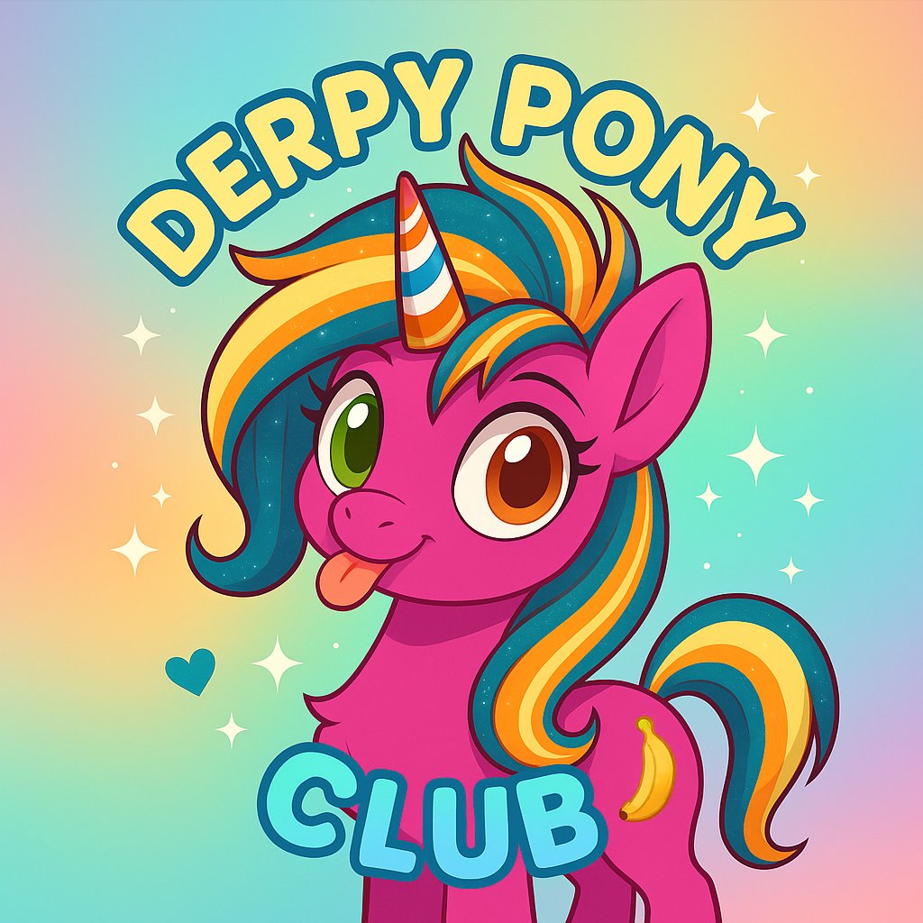 CharismaEnigma_'s tweet image. &quot;Derpy Pony Club&quot; on @SkurpySocial! 

skurpy.com/marketplace/co…

Feel free to make an offer on anything you like

#skurpy
#trending
#skurpydrops
#banditpets
#vaultecho
#TEZOSTUESDAY 
#tezos 
#tezosart 
#MetaMask 
#kukai