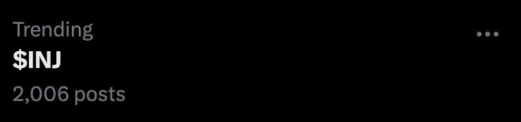 $INJ Trending 😎