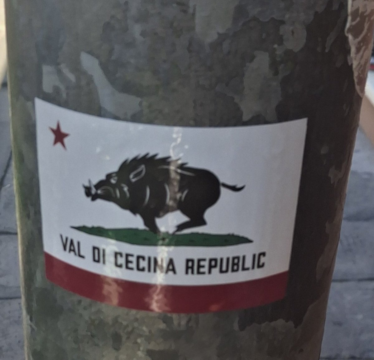 "Fallout if it was made in Italy" aah sticker on my way to Uni today