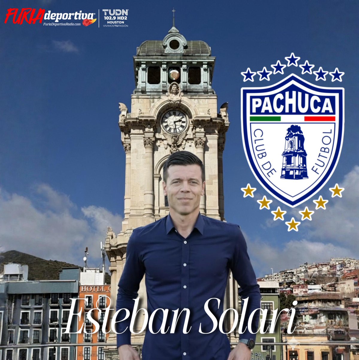 FuriaTUDN's tweet image. #FuriaDeportiva

Esteban Solari será el nuevo director técnico de los Tuzos del Pachuca tras la salida de Jaime Lozano. 🔵⚪

El estratega argentino tomará las riendas del equipo con la misión de pasar el Play-In.

#FuriaTUDN #FuriaNeta #Pachuca #LigaMX #EstebanSolari