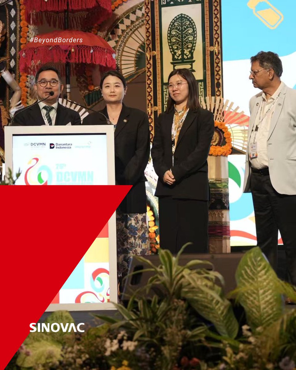 Sinovac's tweet image. The DCVMN Annual General Meeting in Bali brought together vaccine producers and global health organizations for a dynamic exchange of ideas on innovation, technology, and access. #DCVMN2025 #BeyondBorders #ScalingForHealth #VaccineInnovation #PublicHealth