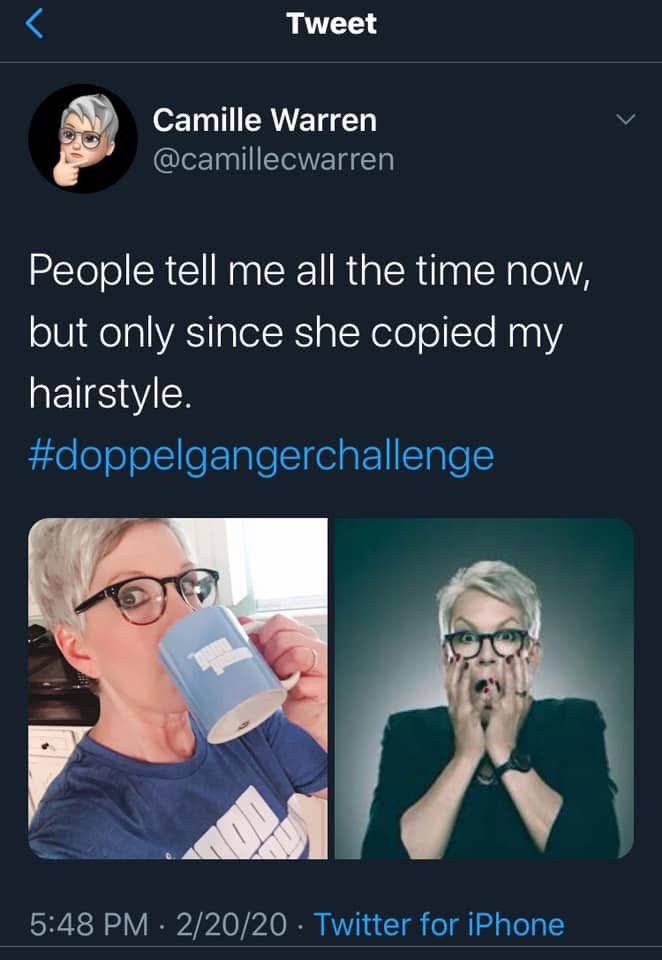 *sigh* Are we really doing this again already?  

That was five years ago, but I don’t know who I look like now. A lot of mornings when I first look in the mirror, my immediate thought is one or the other of my grandmothers; Rose Marie; or Phyllis Diller. If you know…