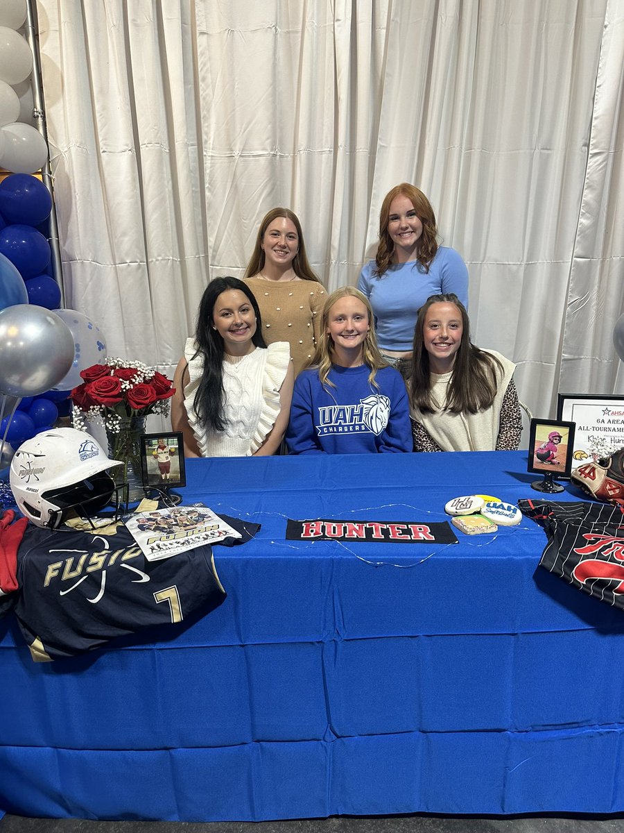 Congratulations to Khloe Hunter on her signing to The University of Alabama in Huntsville! We ❤️ our #13!