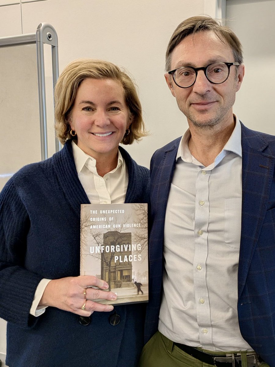 Our annual Behavioral Insights and Parenting Lab The University of Chicago "One Lab One Read" celebrated the fantastic new book "Unforgiving Places" by my longtime friend and colleague Jens Ludwig.