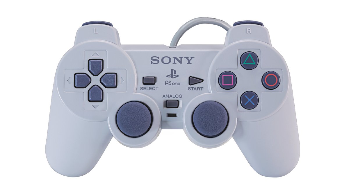 An iconic console called for an iconic controller design, with three iterations launching during the first generation.
