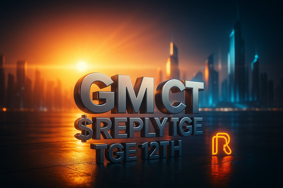 Henry_Huxtle's tweet image. GM to the $REPLY army only.  
TGE tomorrow at 10AM EST, 
For Nigerians 4pm WAT.  
Reply “GM” — I’m following whoever that follows me.  
Let’s wake the timeline.  
#REPLY @ReplyCorp @virtuals_io