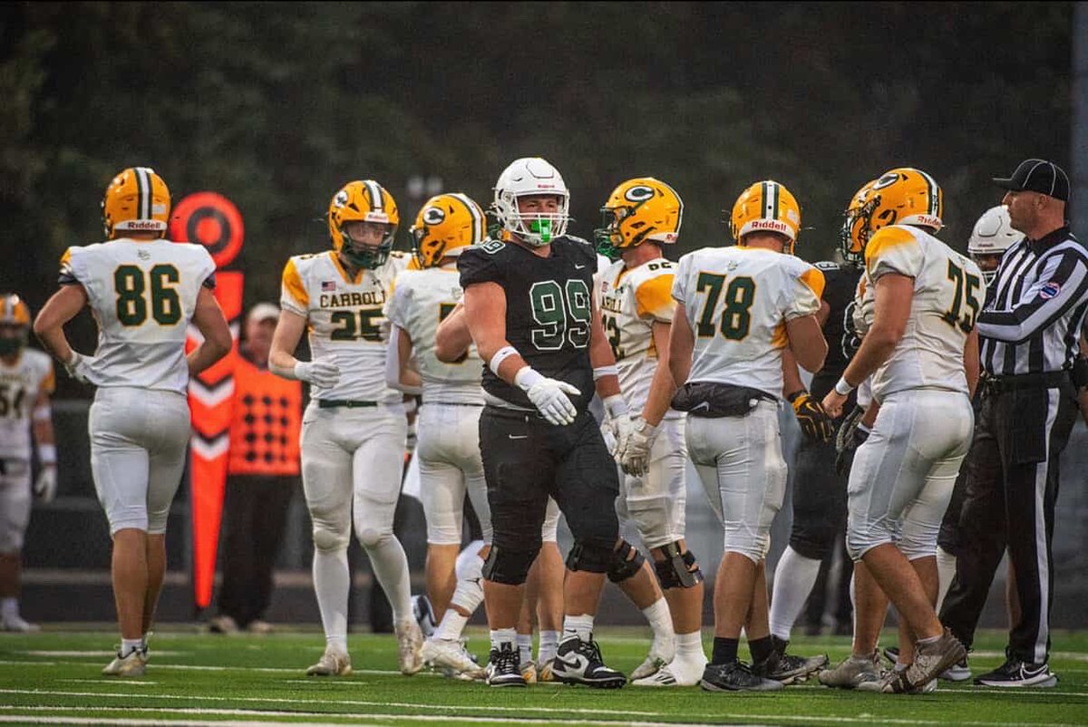 sportsinkansas's tweet image. Derby (6A) senior nose guard Houston Bowlin had a major impact in the Panthers’ Regional win over Junction City 28-7, recording 3 tackles for loss, 4 total tackles, 2 QB hits that led to an interception, and a pass deflection. The 6’2”, 280-pound standout now has 40 tackles, 7…