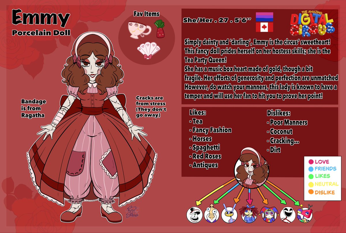 “Emmy - Main Reference Sheet” 🎀🫖(2026!)

#TheAmazingDigitalCircus #tadc #tadcemmy #tadcoc