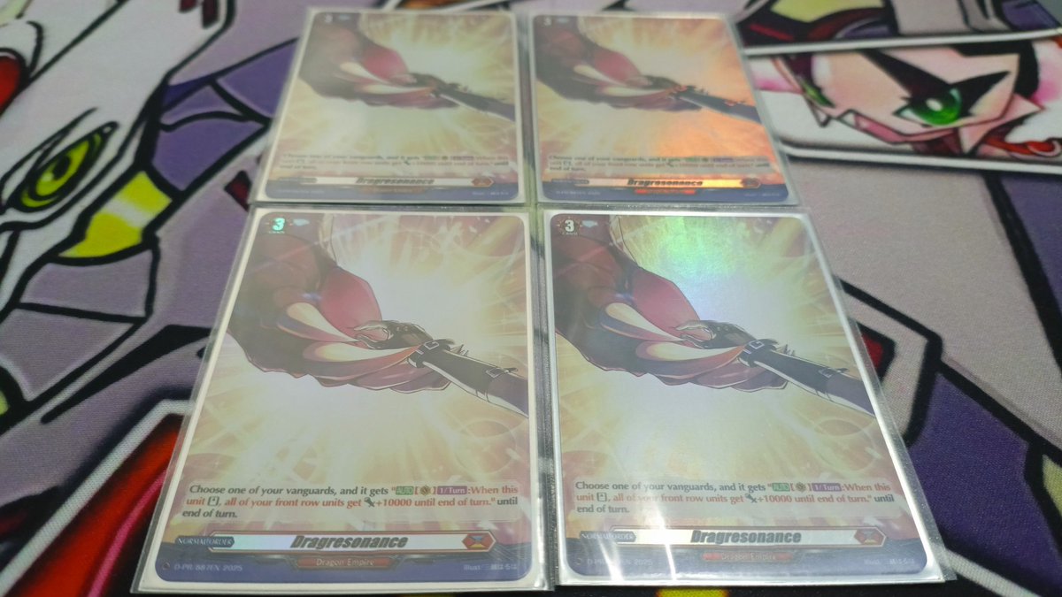 Finally got my set of Dragresonance in foil 😍.