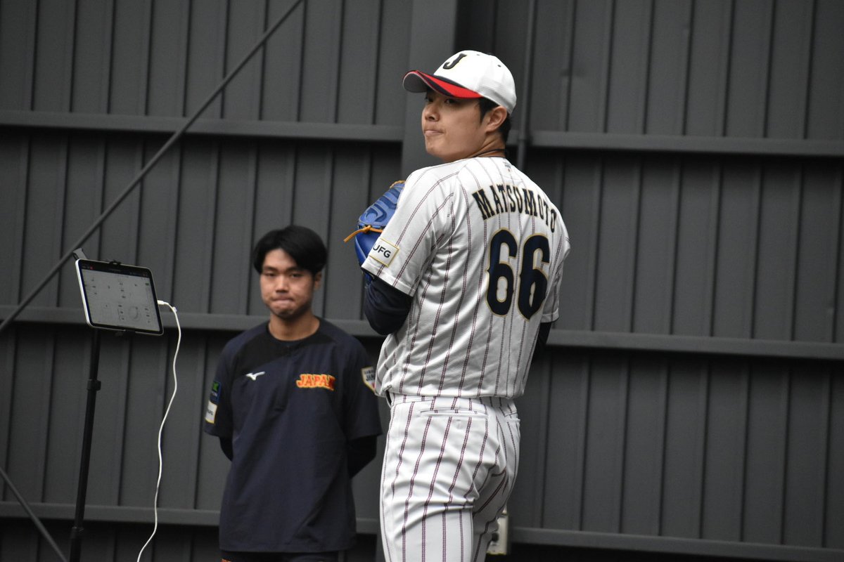 侍情報】 松本裕樹投手はブルペンで37球 ピッチコムやピッチクロックも
