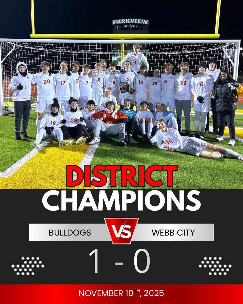 ⚽️Got that Dub!! 🙌District Champs!🏆