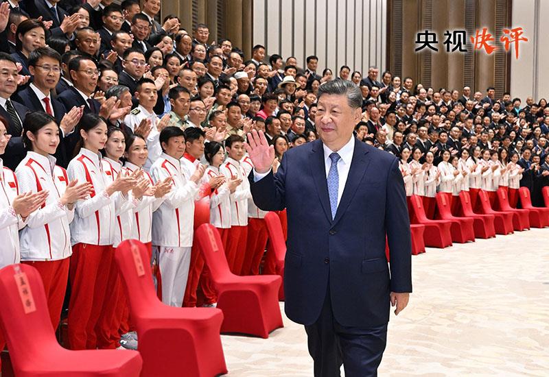 奋力拼搏，为建设体育强国作出新贡献
习近平总书记对体育强国建设的高度重视、对粤港澳大湾区高质量发展的亲切关怀，极大激励了全国体育健儿奋勇争先
#Chinese #XiJinping 
<a href="/xuejianosaka/">薛剑XueJian</a>
<a href="/zwbsj163com1/">顾昭岳</a>