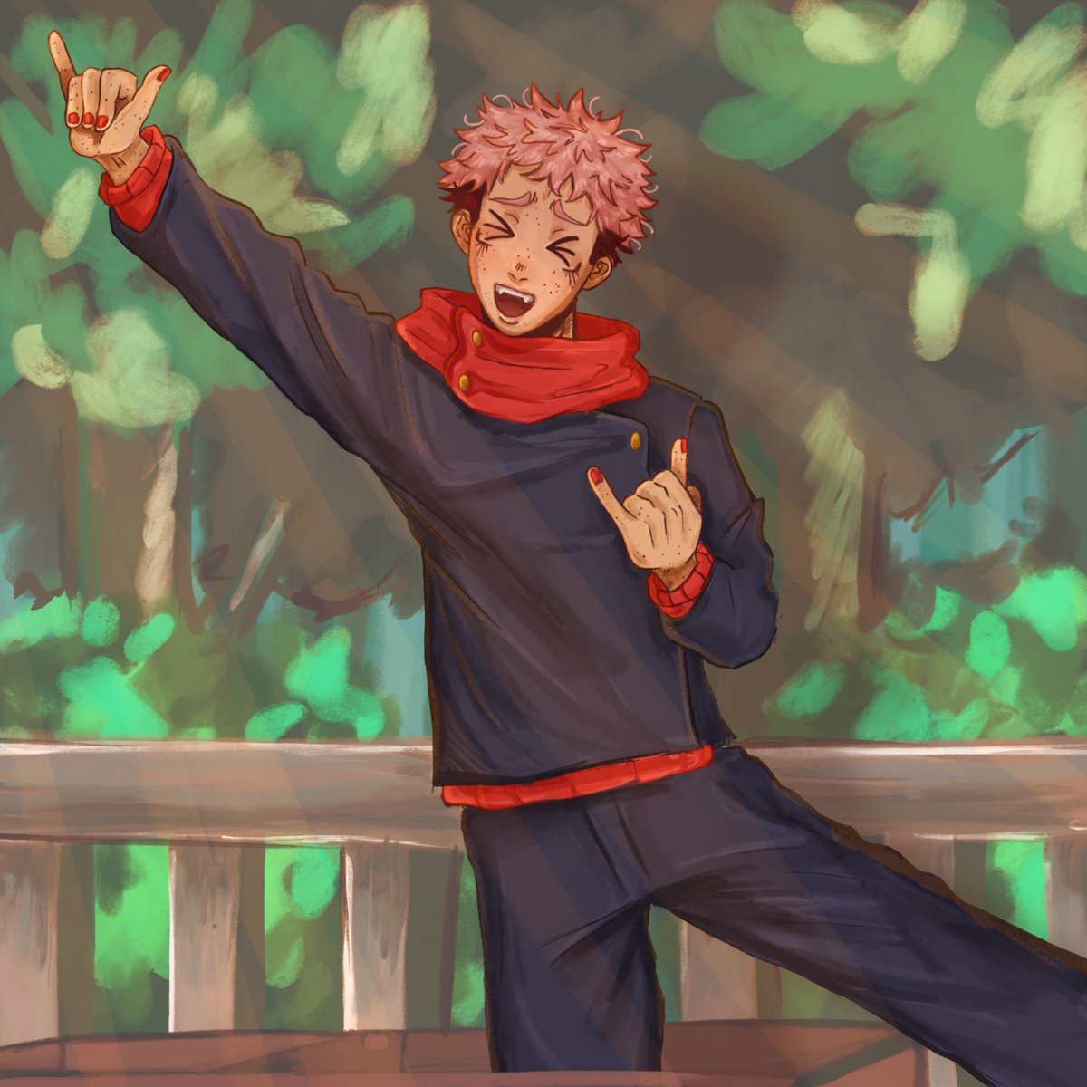 mahit0s_art's tweet image. I need to practice drawing backgrounds 🫩🫩🫩🫩but I don&apos;t want toooo 💔💔 #yujiitadori #jjk