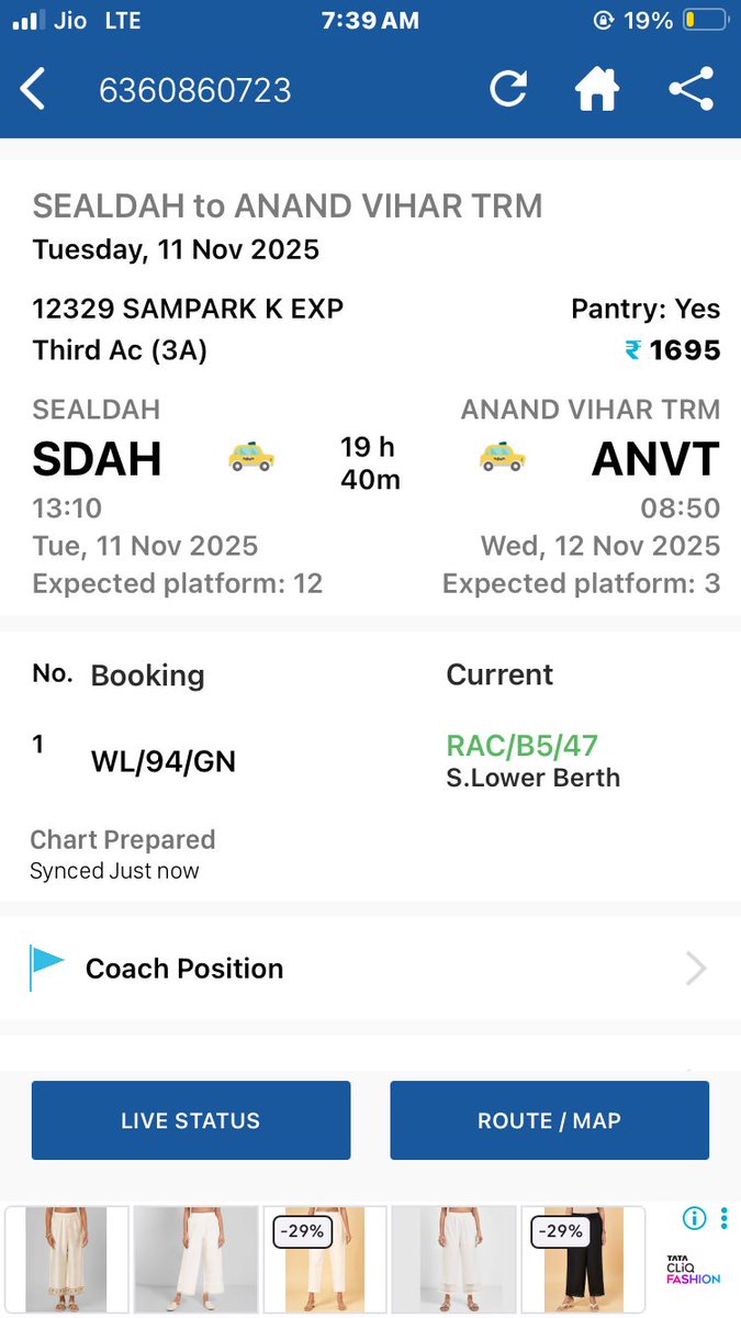 binaythakurvlog's tweet image. PNR 6360860723 | Ref: 100001273741277
TDR filed for “Passenger not travelled – Ticket in RAC after chart preparation.” Still no refund processed. Requesting immediate action from @IRCTCofficial &amp;amp; @RailMinIndia within 7 days before I escalate this further. #IRCTC #RefundDelay