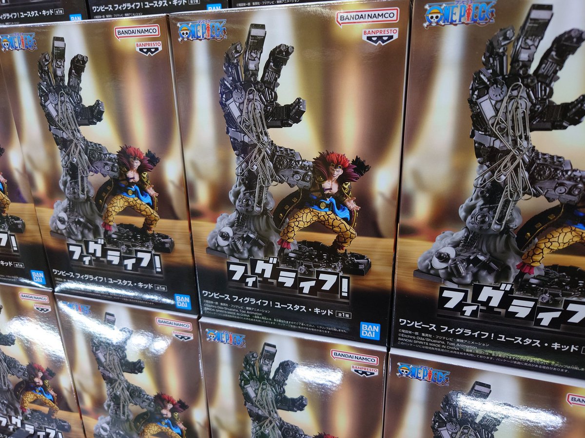 アミューズより入荷のお知らせ ワンピース フィグライフ! ユースタス 