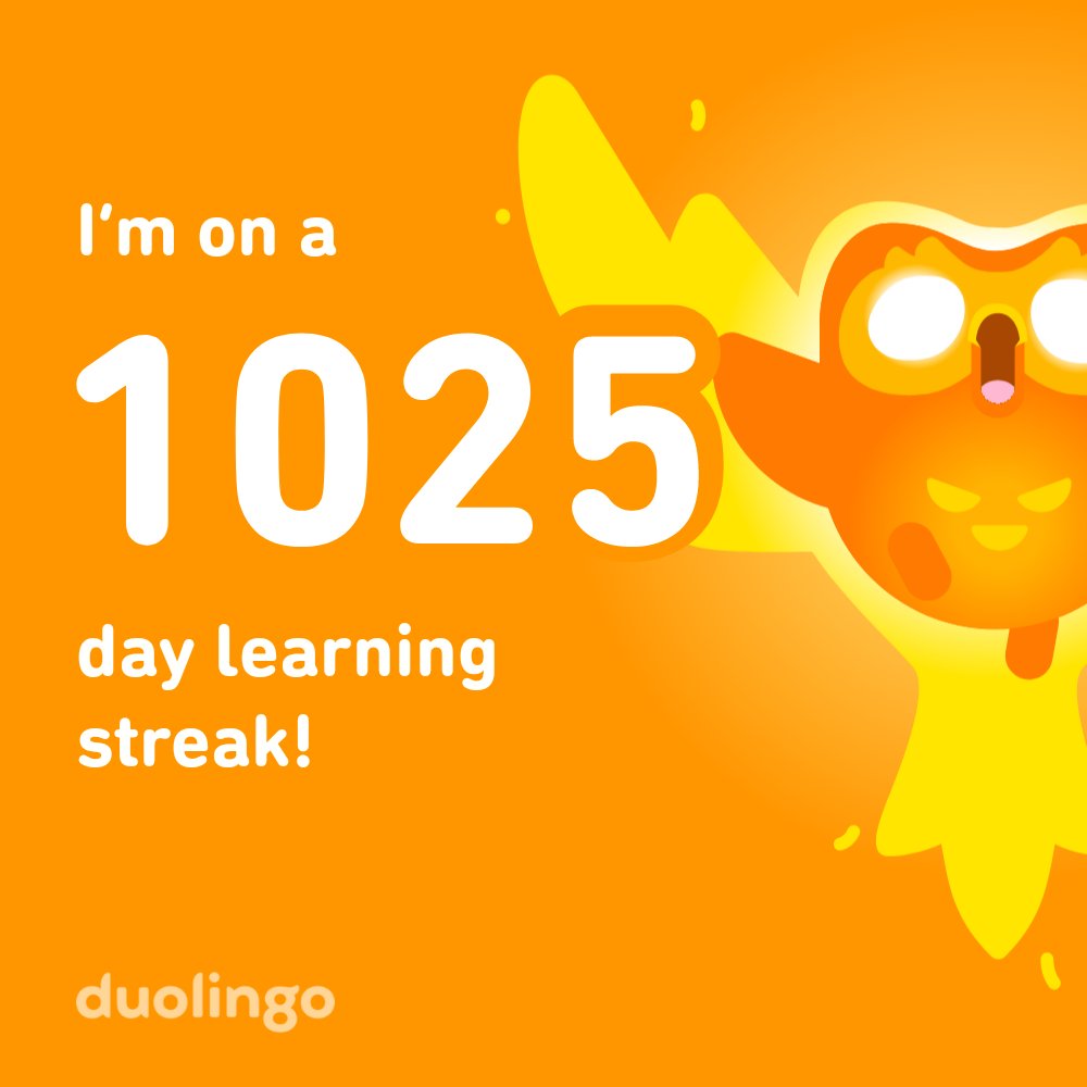 Learn a language with me for free! Duolingo is fun, and proven to work. Here’s my invite link: invite.duolingo.com/BDHTZTB5CWWKSL…