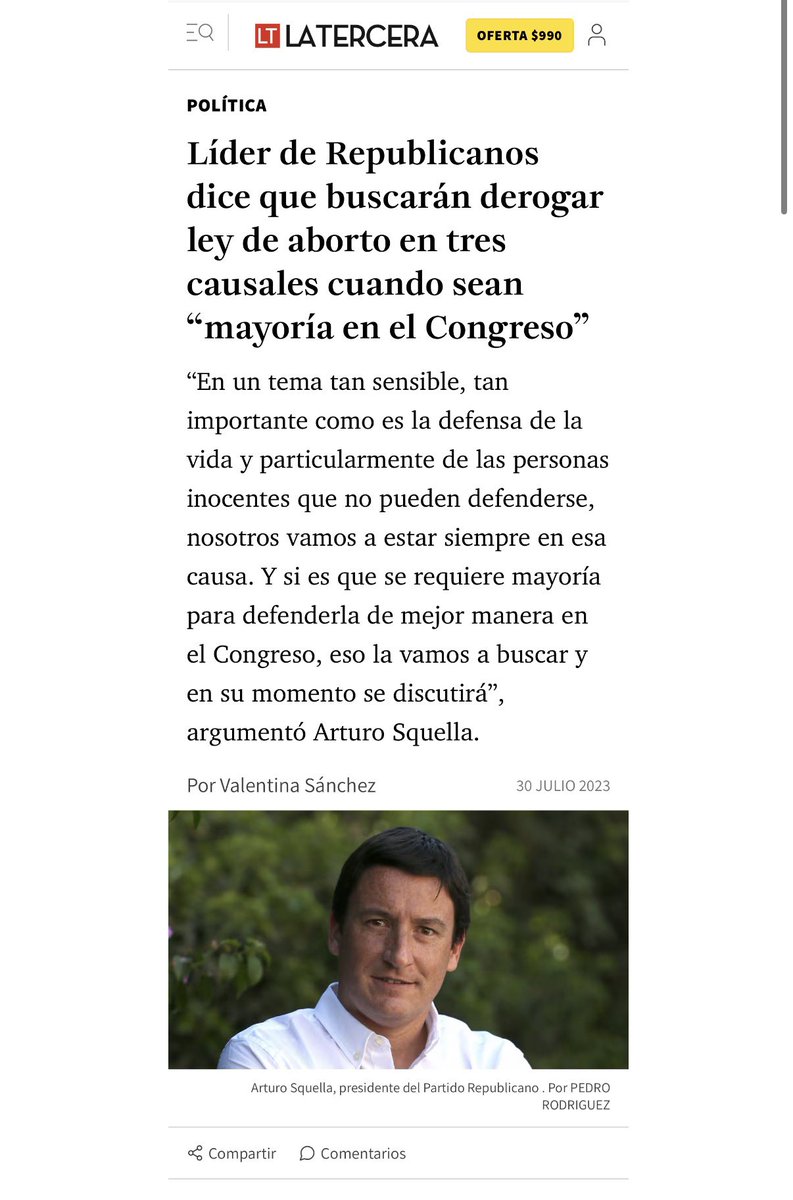 Una vez más Kast no se atreve a contestar sobre el aborto en 3 causales.  Hasta hace dos años estaba por derogarlo, hoy una vez más se acobarda y no contesta. Si no se atreve a contestar las preguntas que exponen sus convicciones tendrá la valentía para asumir los costos