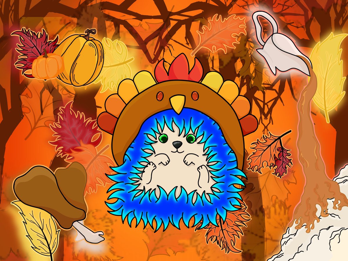 2SpeedQueen's tweet photo. Time for the feast, better stuff your selves for the winter

#thanksgiving #fall #seasonfall https://t.co/MjxO584fqz