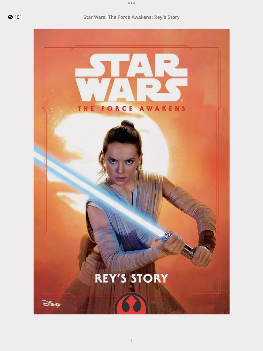 donmorado's tweet photo. Another digital novel finished. It's my first time reading a novelization of one of the films, this one in particular is from Rey's perspective in The Force Awakens. https://t.co/vDxszzLe2T