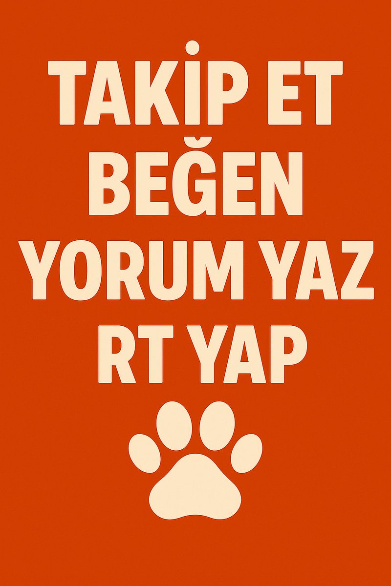 Troller görünürlüğümü azaltmak için spam yapıyor ama ben susmayacağım❗️

🔥 Destek ver, bu gönderiyi;

❤️ Beğen 
💬 Yorum Yaz
🔁 RT Yap
👥 Beni Takip Et!

Tüm merhametli insanları limitler dahilinde geri takip ediyorum. 🐾

#MerhametKazanacak 
#HayvanlarİçinSesVer
