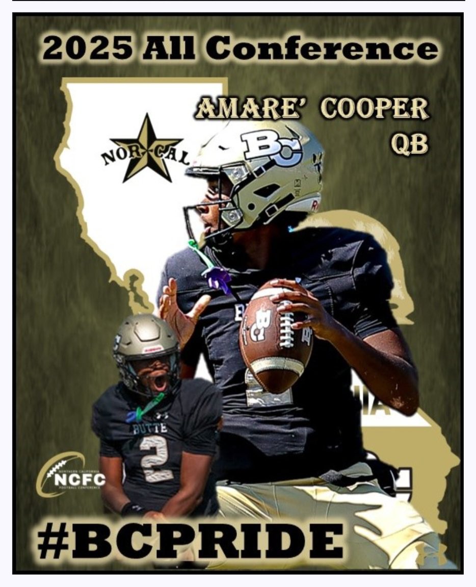 Blessed to make All-Conference 🙏🏽🙌🏽<a href="/ButteFootball/">Butte College Football</a> 
Job not finished yet #Playoffs 

<a href="/Coach_Snelling/">Coach Snelling</a> <a href="/Coach_Hays2/">Jon Hays</a> <a href="/Coach_Busey/">Alan Busey</a> <a href="/CoachFunk55/">WFunk</a> <a href="/CoachPhipps8/">Matt Phipps</a>