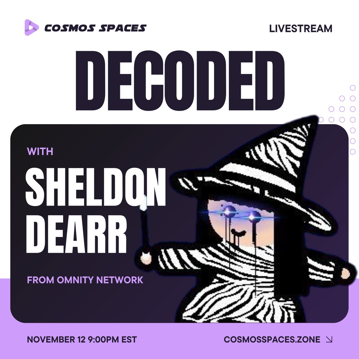 Decoded w/ <a href="/OmnityNetwork/">Omnity Network</a> 

The trustless layer for cross-chain coordination. Connect any app on any chain. Omnity makes interoperability seamless, secure, and unstoppable.  

Host: <a href="/_erikio/">erik.io</a>

Guest: <a href="/ArtimusLeton/">Sheldon</a>

Stream will be live here on our X account.
