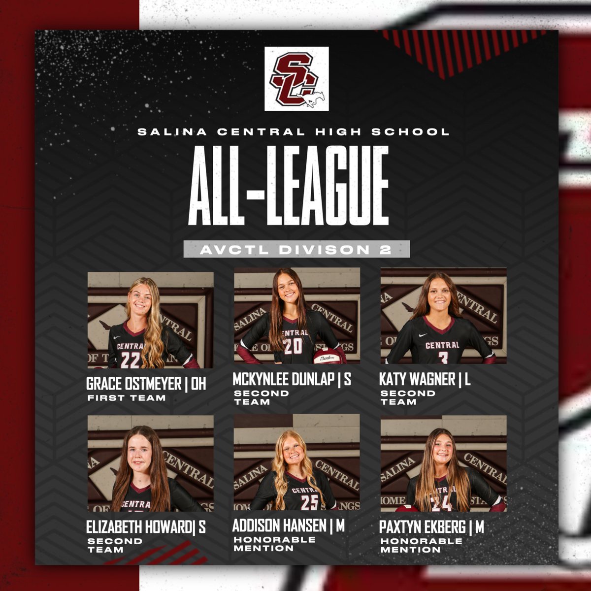 Salina Central Volleyball tweet media