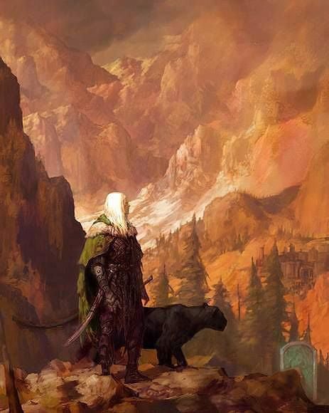 Drizzt by Justin Sweet
