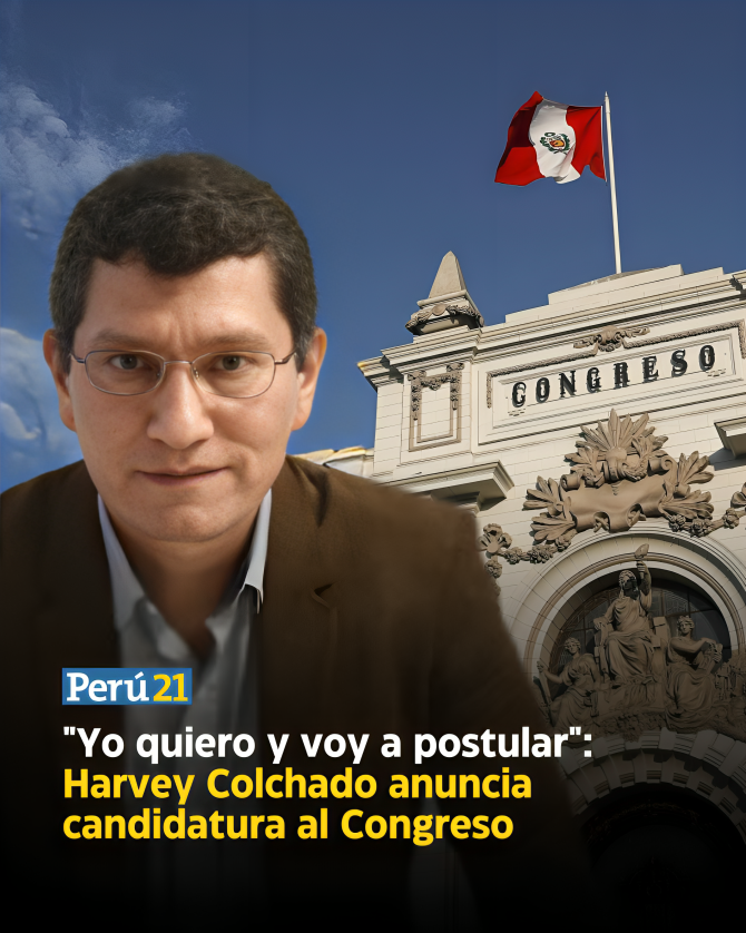 peru21noticias's tweet photo. #Política | 🚨 El exjefe de la División de Investigación de delitos de Alta Complejidad (Diviac), coronel PNP Harvey Colchado, anunció oficialmente su decisión de postular al Congreso de la República en las elecciones generales de 2026. https://t.co/6hFmYgY4xQ https://t.co/mEnwUxm1KS