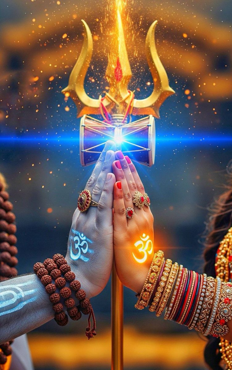 वो आधा शिव, वो आधी शक्ति — मिलकर बनते हैं सम्पूर्ण ब्रह्माण्ड। हर सांस में ॐ का कंपन है, हर दिल में दिव्यता का वास है।