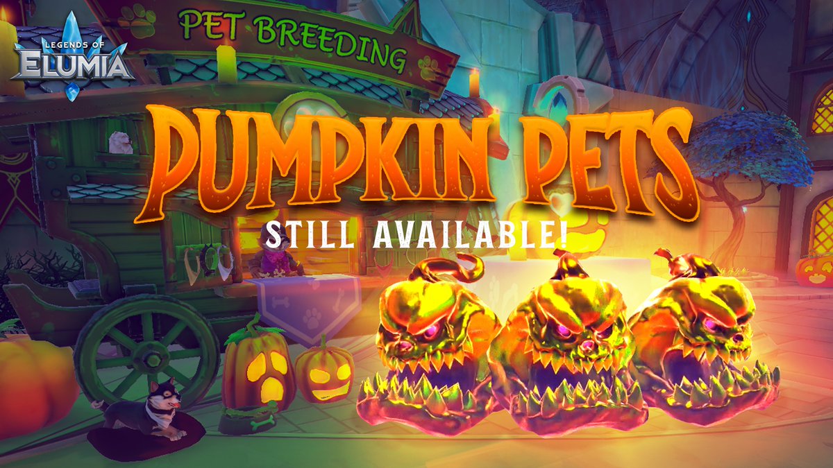 Pumpkin pets are still available! 🎃 

Halloween may have passed but you guys can still get ur hands on these ADORABLE MFS 😭😭🙏🙏

Get to the grind rn! 🗣️🗣️