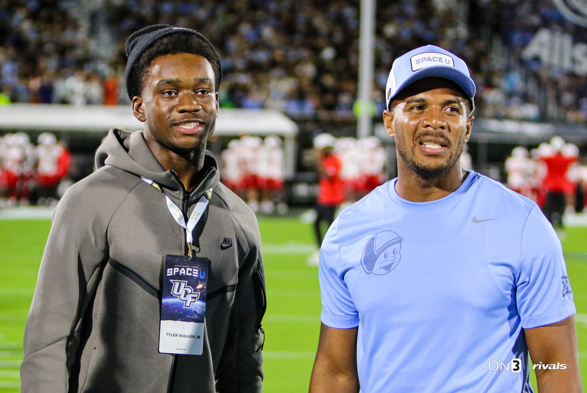 UCFSports's tweet image. Tyler Walker Jr. is an emerging 2027 DB from Rickards HS in Tallahassee. 

on3.com/rivals/tyler-w…