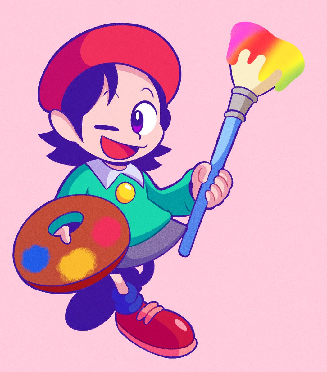 Just realized I never posted this Adeleine drawing I made like a week ago so

Here ya go lol
#Kirby