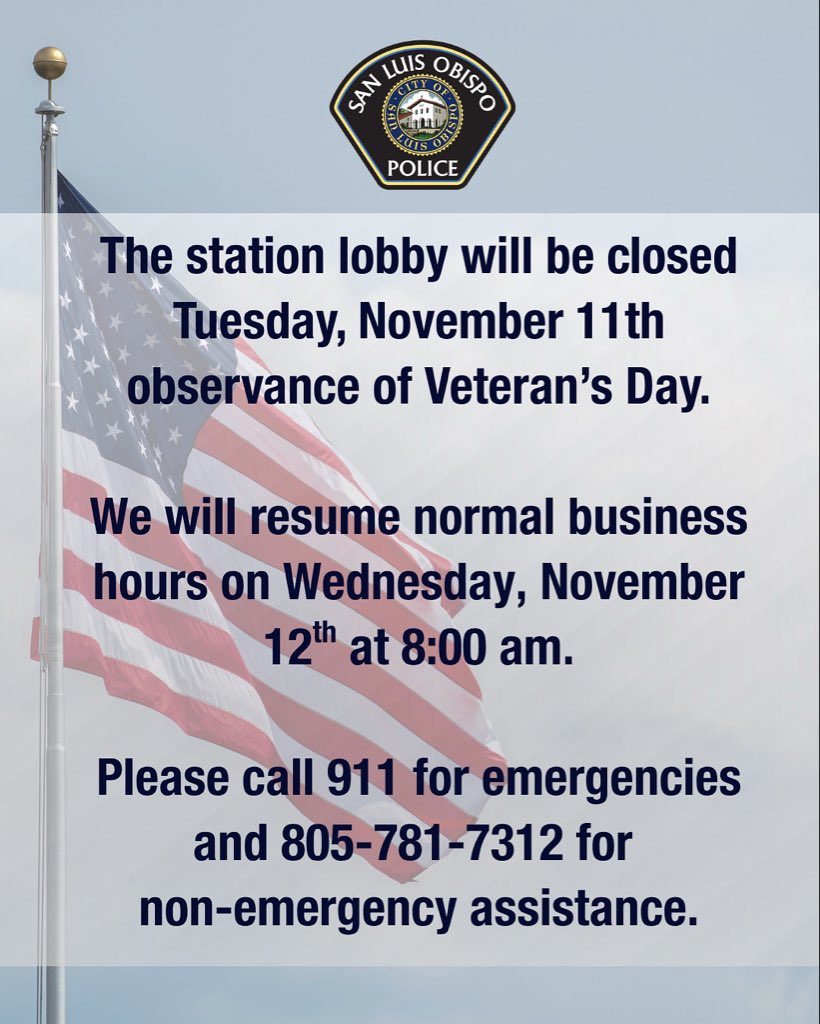 San Luis Obispo Police Department tweet media