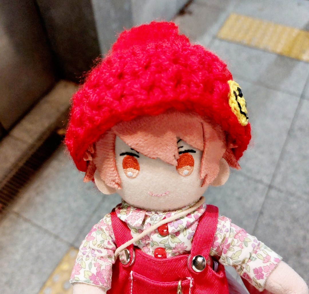 ❤きょうは  ともちゃんといっしょに おしごといくんだよ☺️ いいでしょ( *¯ ꒳¯*)︎💕(せっかく買った上着着せてあげるの忘れた😅🙏💦)